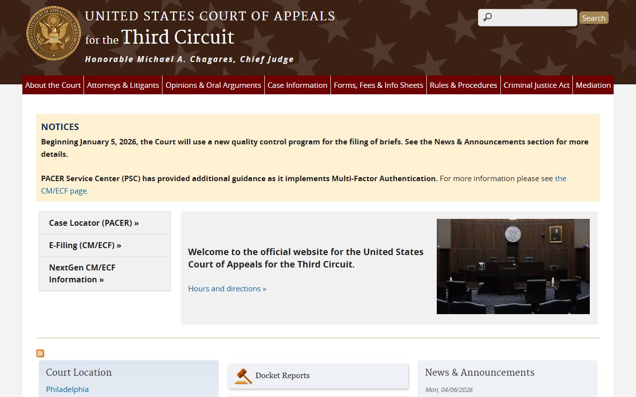 Washington County Court of Common Pleas appellate court structure