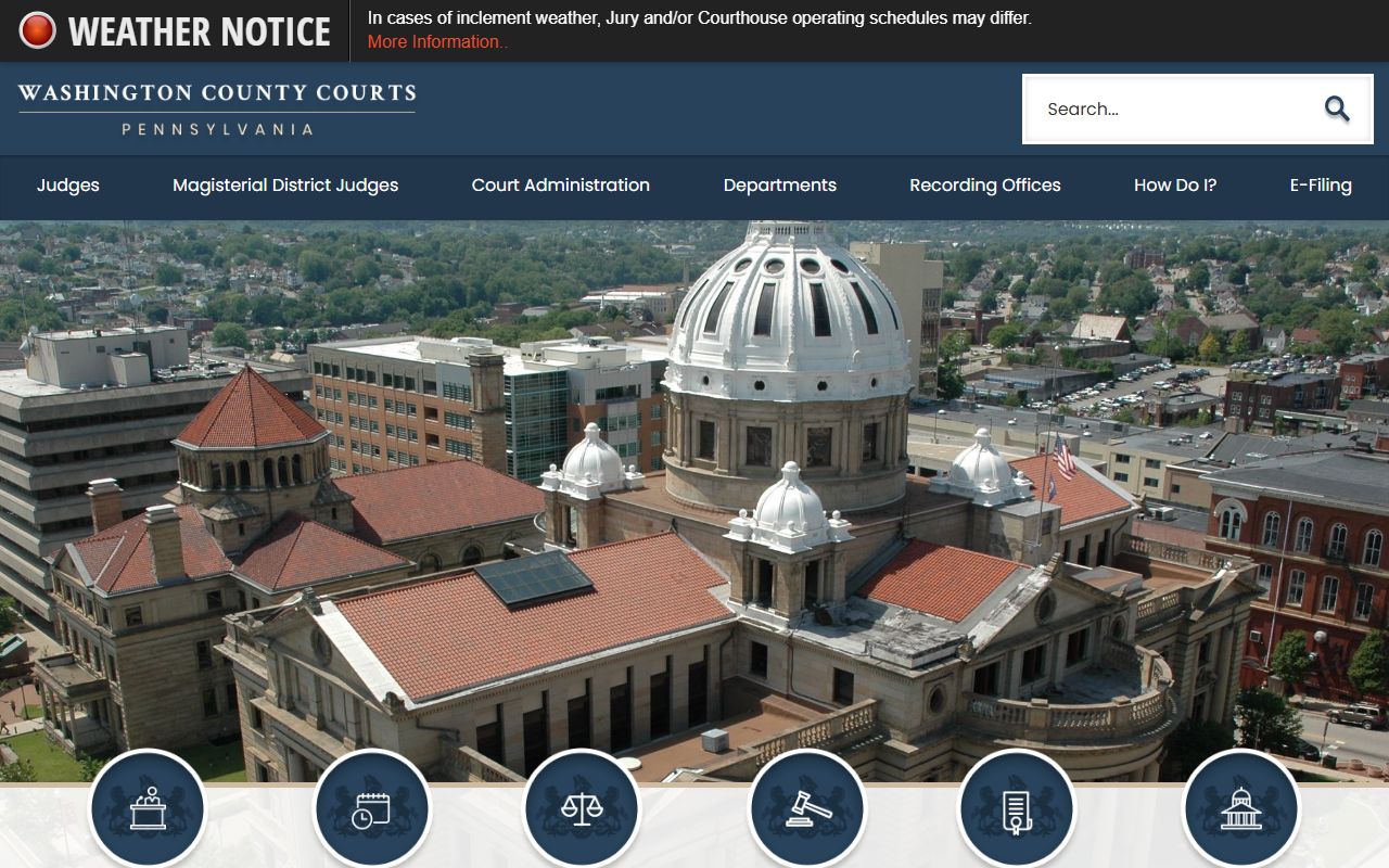 Washington County court records official court homepage